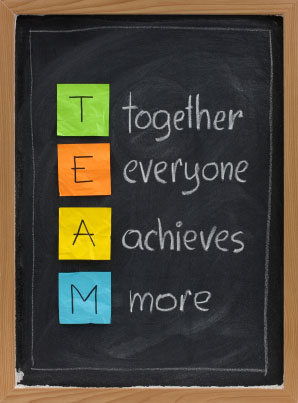 TEAM: Together Everyone Achieves More.